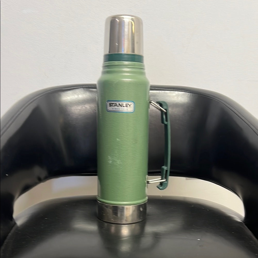 Stanley Green Thermos with Handle
